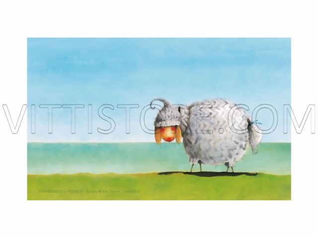 Bild von Frühstücksbrettchen Schelly Schaf mit Muetze